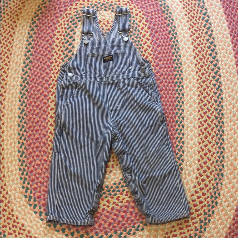 Railroad Stripe Oshkosh Overalls